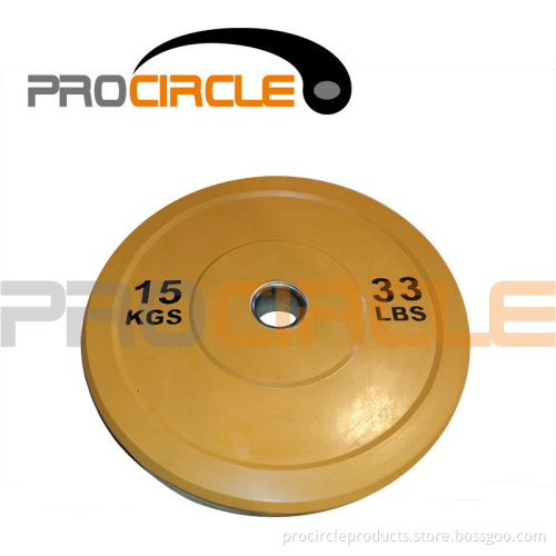 Crossfit Training Colorful Rubber Olympic Plates (PC-BP1012-1022)